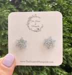 Star of David Studs, Jewish Earrings, Hanukkah Earrings