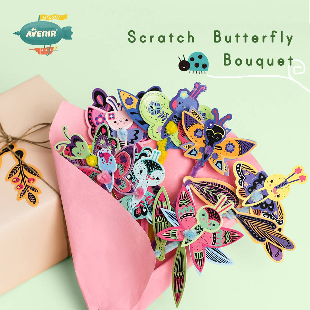 Avenir - Scratch Bouquet BUTTERFLY