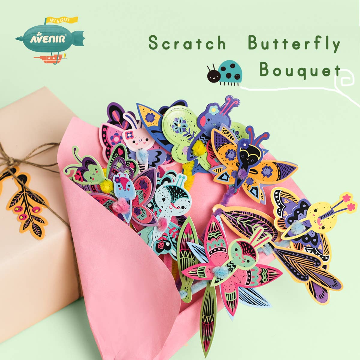 Avenir - Scratch Bouquet BUTTERFLY
