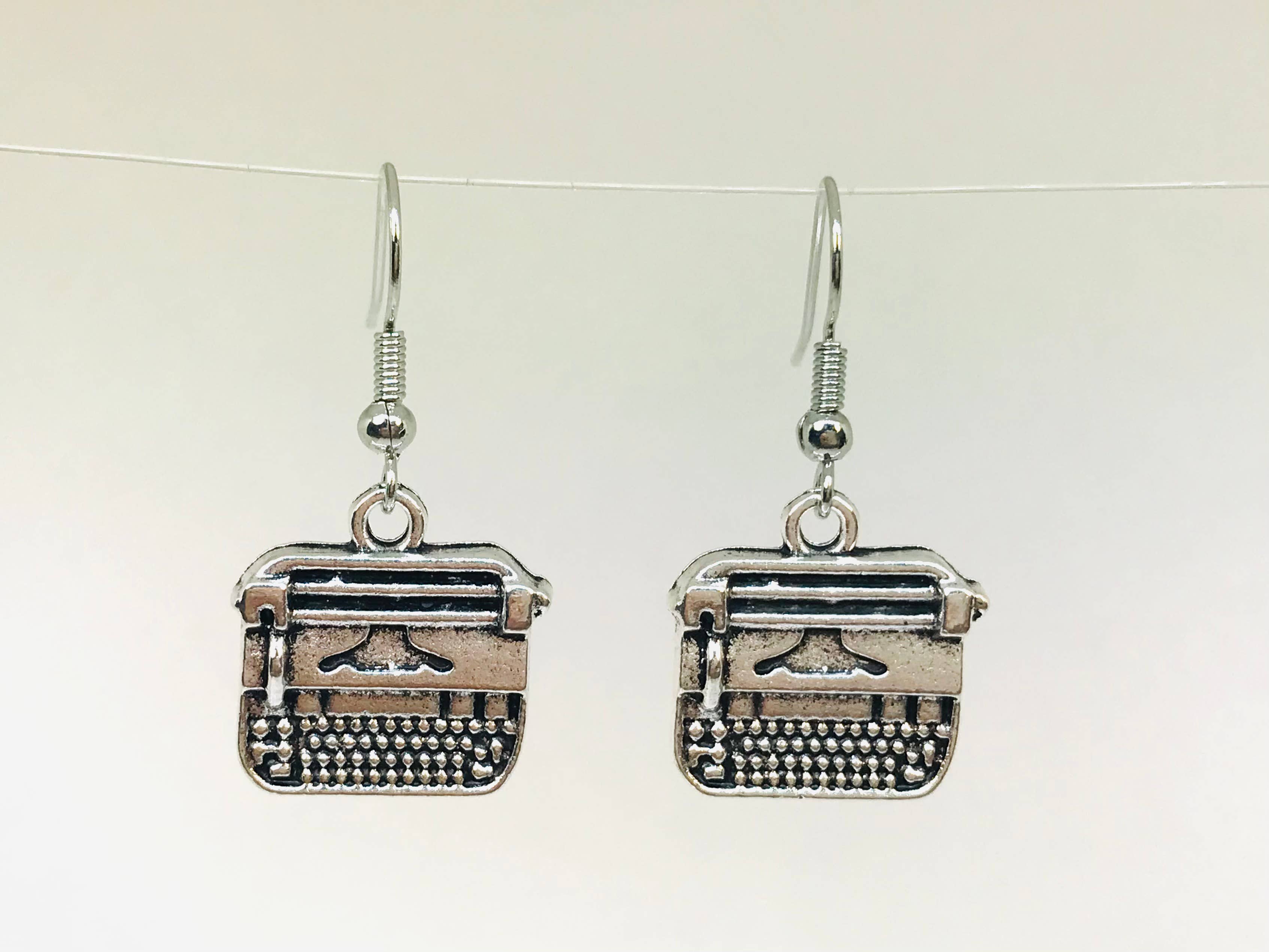 Typewriter Earrings