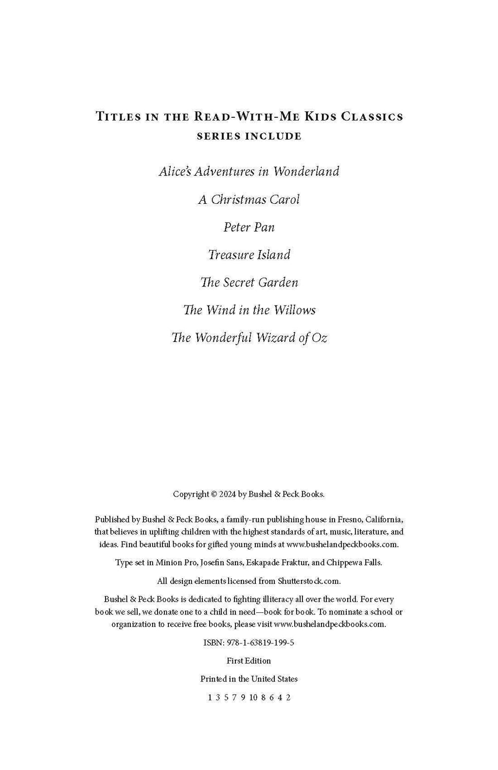 The Wonderful Wizard of Oz: The Read-With-Me Edition
