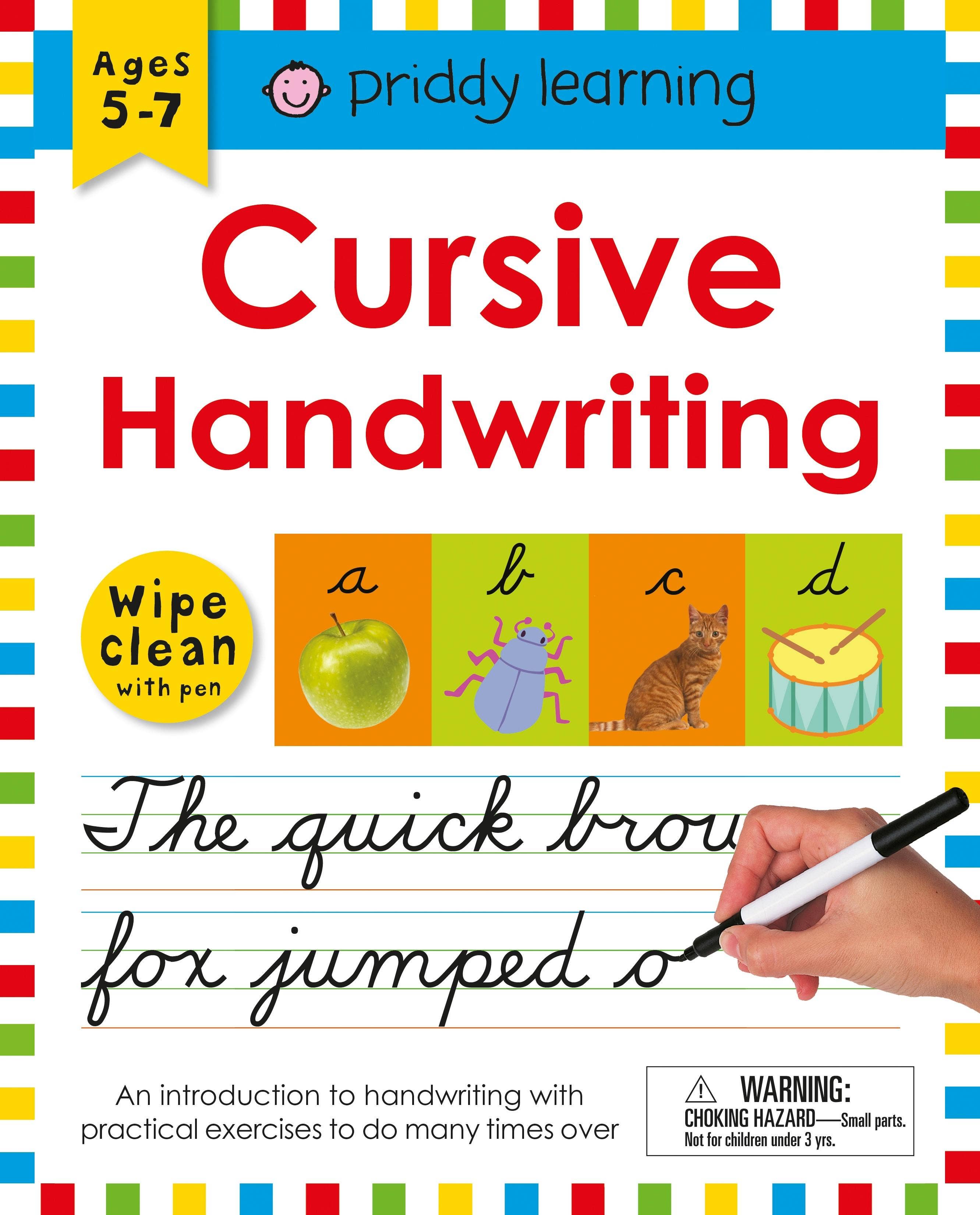 Wc Workbook: Cursive Handwriting Ages 5-7, Wipe-Clean