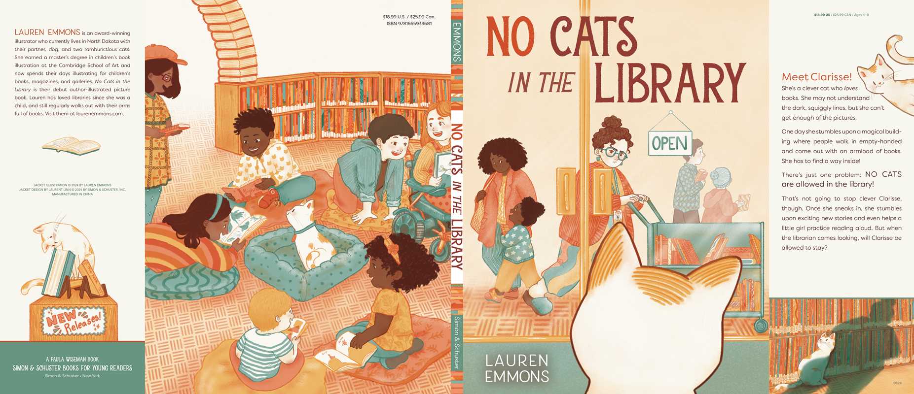 No Cats in the Library by Lauren Emmons
