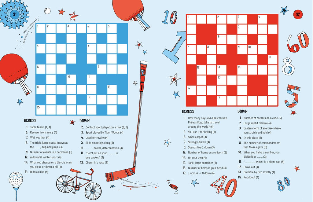 100 Children's Crosswords: General Knowledge : Usborne